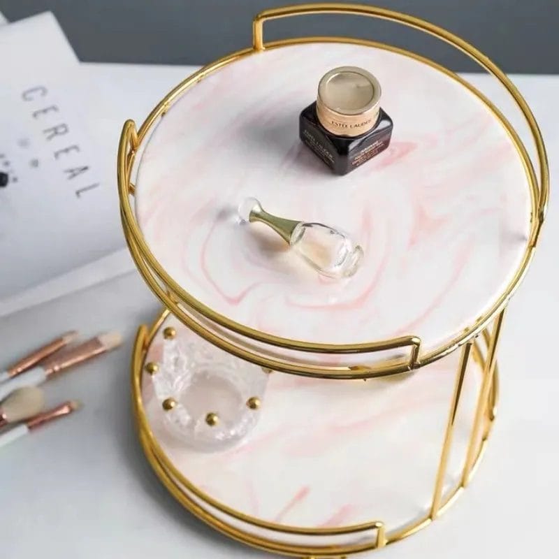 2 Layers Cosmetics Cage Organizer.