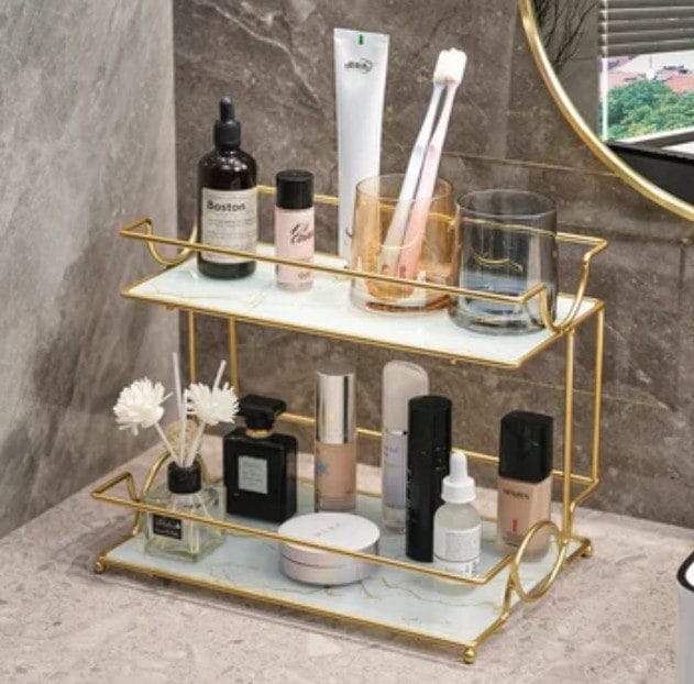 2 Layers Cosmetics Organizer For Dressing.