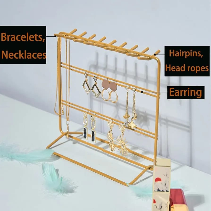 Metal Earrings Organizers Stand