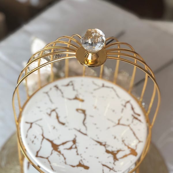 3 Layers Cage Cosmetics Storage Organizer.