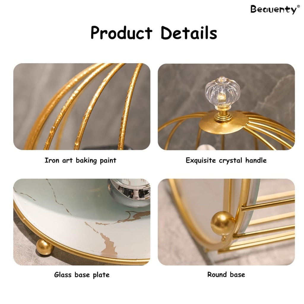 3 Layers Cage Cosmetics Storage Organizer.