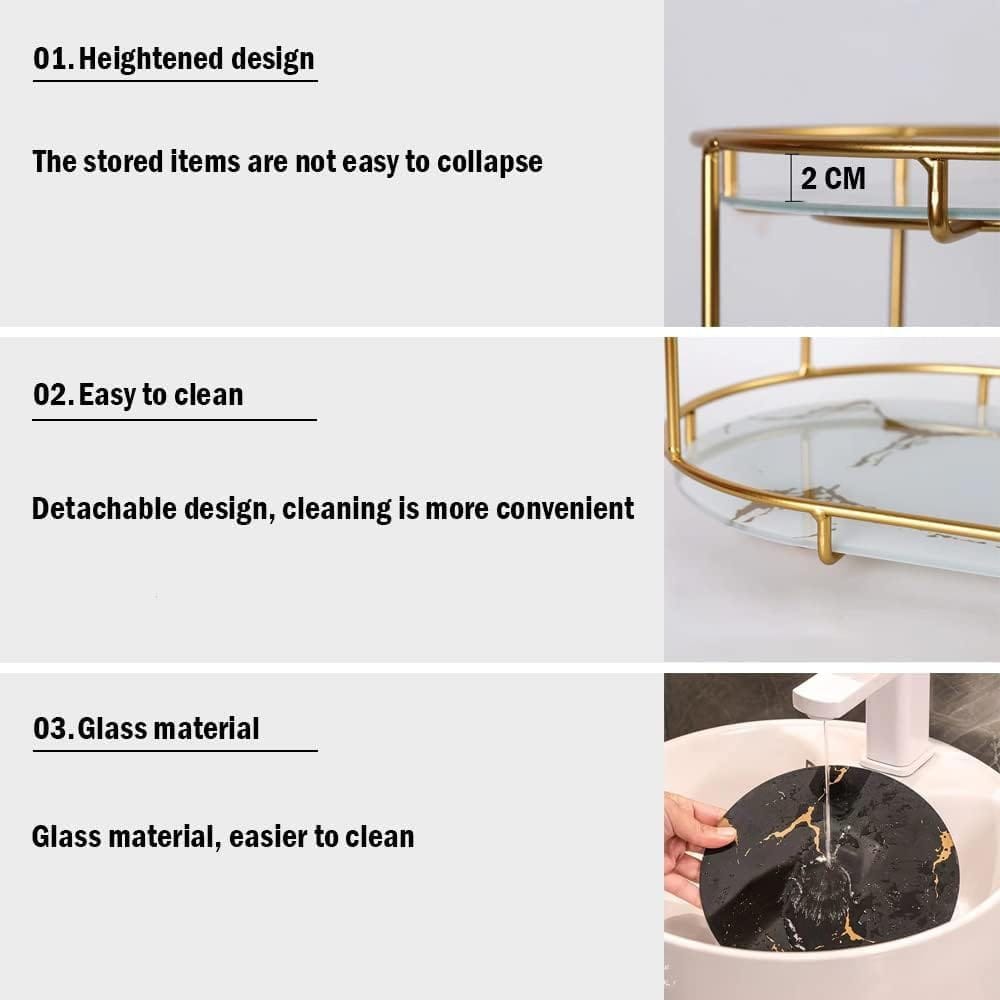 Luxury Design Free Standing Shelf 3 Tier Organizer