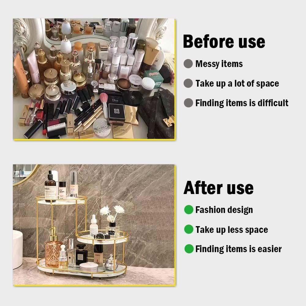 Luxury Design Free Standing Shelf 3 Tier Organizer