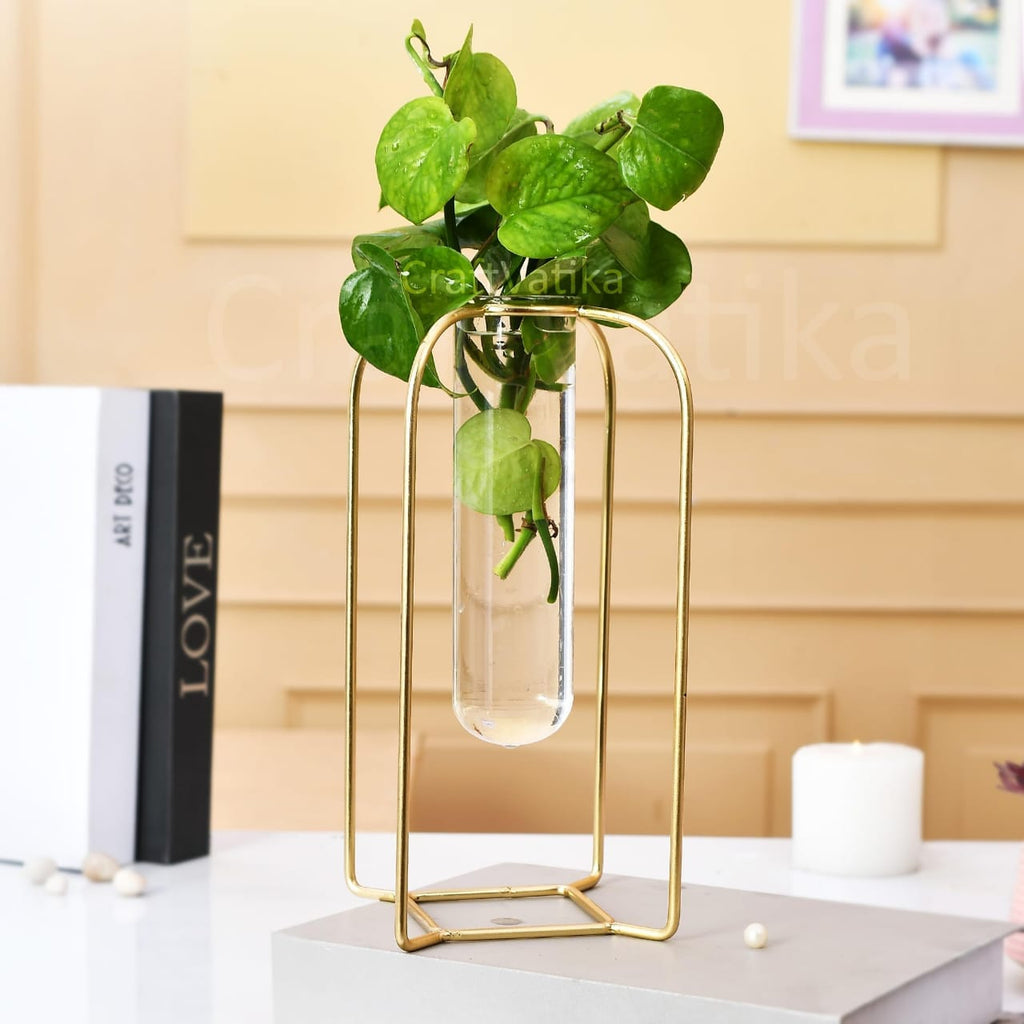 Crystal Flower Holder Stand