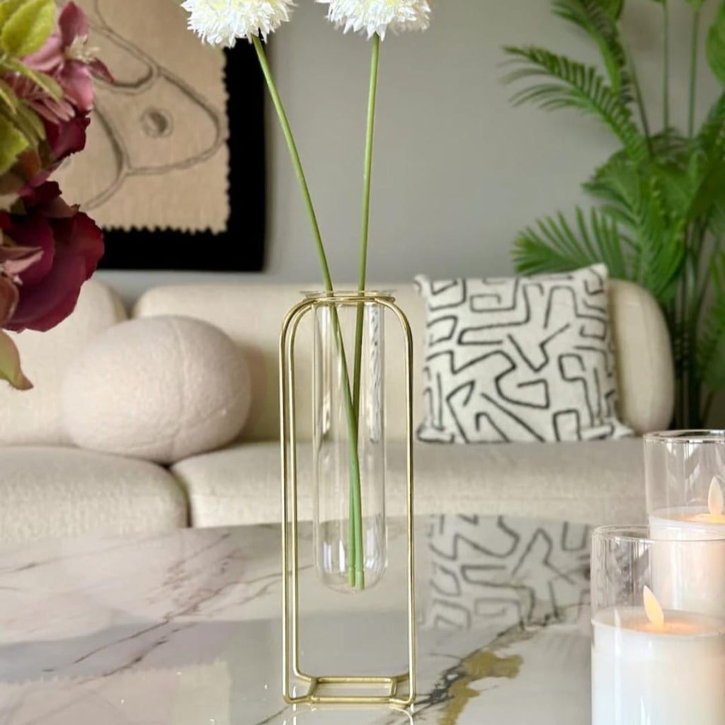 Crystal Flower Holder Stand