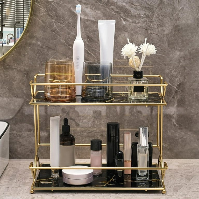 2 Layers Cosmetics Organizer For Dressing.